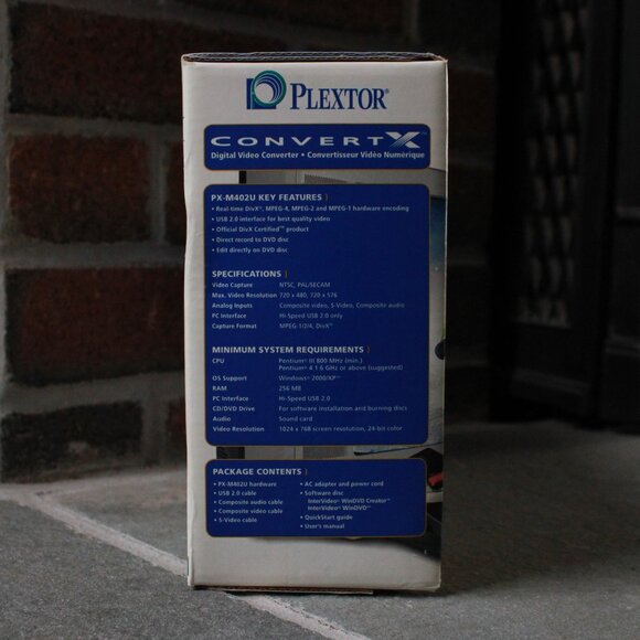 Plextor ConvertX Digital Video Converter, Editor, & Recorder - Picture 3 of 11